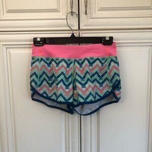Ivivva by Lululemon girls athletic shorts